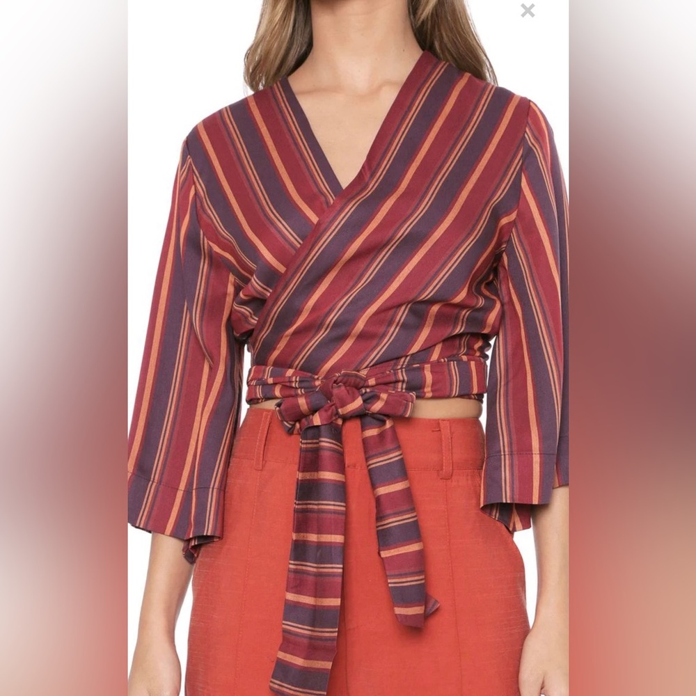 Striped Warp top